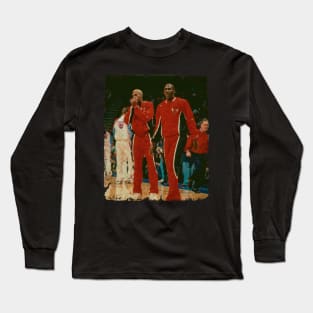 Dennis Rodman with Michael Jordan Long Sleeve T-Shirt